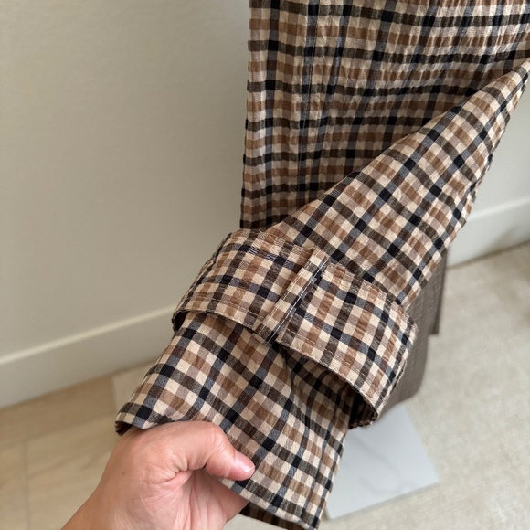 Asos Check Trench Size Petite 0 - Picture 4 of 6